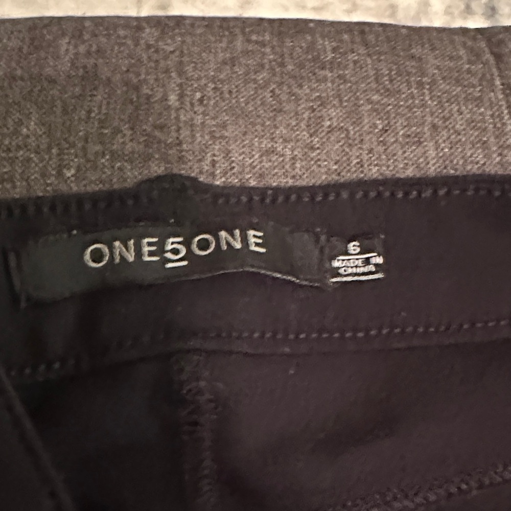 one 5 one Black Women's Pants